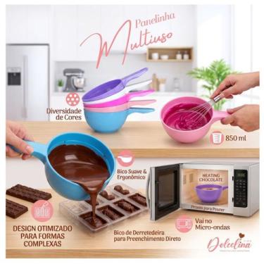 Imagem de Panelinha multiuso derretedeira 850 ml lsc toys, AZUL CLARO