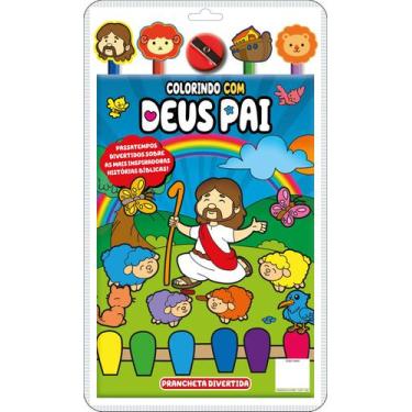 Imagem de Livro - Colorindo com Deus Pai Prancheta Divertida