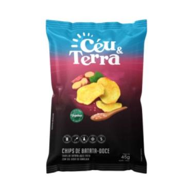 Imagem de Chips Batata Doce Com Sal Rosa Do Himalaia - Céu & Terra 45g