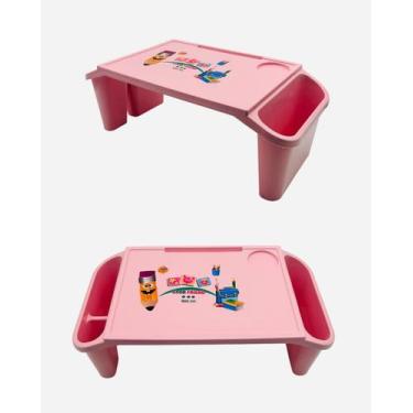 Imagem de Mesa Infantil Portátil para Estudo, Desenho e Brincadeiras Alimentação