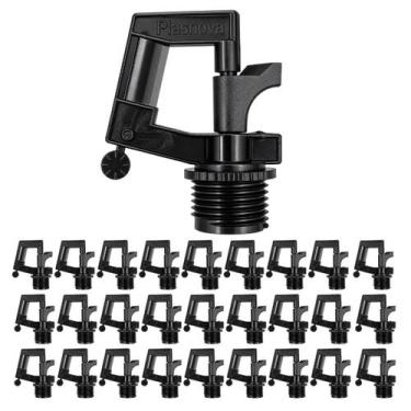 Imagem de Kit Microaspersor Rotativo Rotor Rain Rosca 1/2" Jardim Horta Irrigaçã