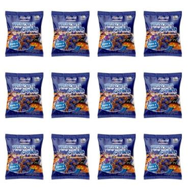Imagem de Kit 12 Bala Mastigavel Bruxolita Q Pinta Florestal 500G