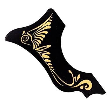 Imagem de LEIPUPA Placa de proteção para guitarra folk acústica preta