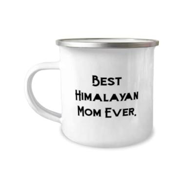 Imagem de Best Himalayan Mom Ever. Caneca de acampamento de 355 ml, presente de gato do Himalaia de amigos, exclusiva para amantes de gatos