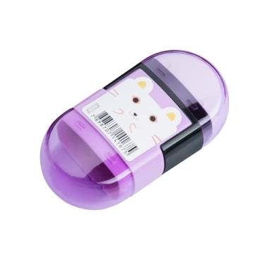 Imagem de Apontador e Borracha Double 2 em 1 Zoo BRW (Roxo)