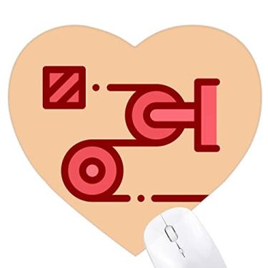 Imagem de Mouse pad de borracha para escritório com experiência de força de tração da polia