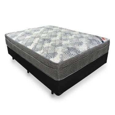 Imagem de Cama Box Viúva + Colchão De Molas Ensacadas - Ortobom - iso SuperPocket 128x188x60cm Preto