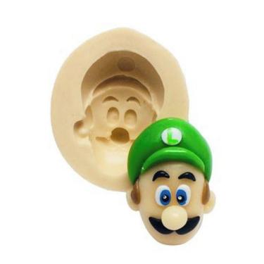 Imagem de Molde De Silicone Luigi, Mário Bros