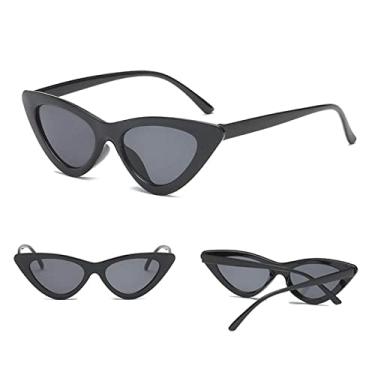 Imagem de Óculos de sol femininos retrô moda sexy triângulo óculos de sol masculinos tendência streetwear cateye óculos uv400 óculos de sol de condução, 04, china