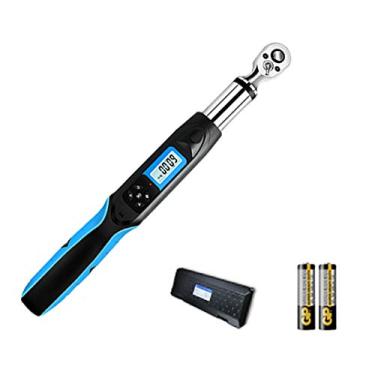 Imagem de Chave de exibição digital eletrônica de chave de torque com acionamento quadrado ajustável de alta precisão Chave de grau industrial, 1/4" - Drive (0,5-10 Nm)