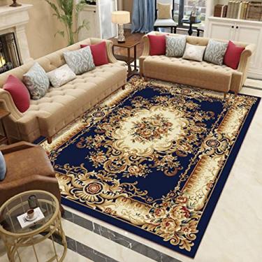 Imagem de youyoucool Tapetes multicoloridos – Tapetes de área modernos com padrões abstratos tapete de área de pilha média, 50 x 81 cm