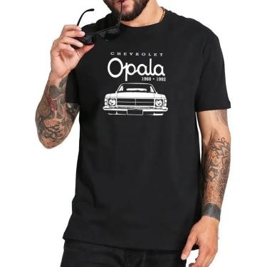 Imagem de Camiseta Masculino Algodão Opala Carro Antigo