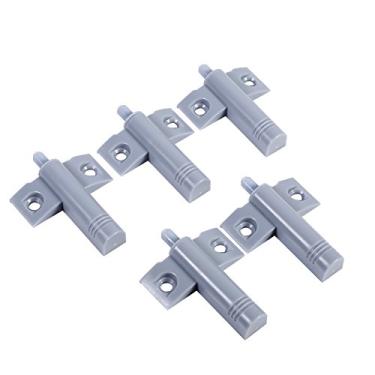 Imagem de Fafeicy 20 Pçs/Lote Tampão Amortecedor de Porta Armário de Cozinha Gaveta de Batente de Porta ABS Suave Silencioso Fechar Mais Perto Amortecedores Cinza/Branco para Cozinhas e Banheiros (Cinza)