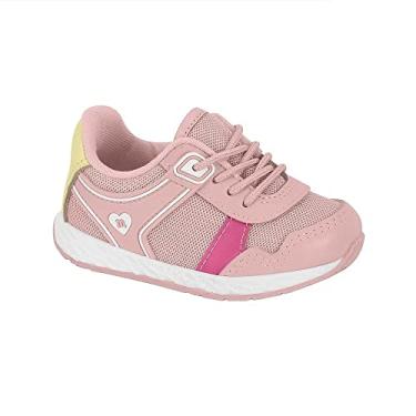 Imagem de Tênis Inf Fem Molekinha Nylon Flat Rosa 2701.117 Tamanho:22;Cor:Rosa