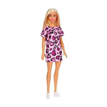 Imagem de Boneca Barbie Fashion And Beauty - Vestido Rosa De Coracao Mattel