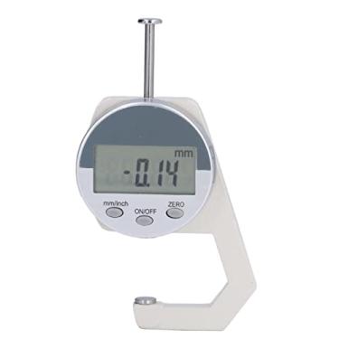 Imagem de Kaufpart - Medidor de Espessura Digital Multifuncional com Mini Display LED - Ideal para Medir Papel, Pano e Couro de 0 a 25,4 mm - Portátil e Preciso para Trabalhos de Medição Detalhados