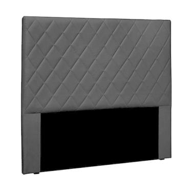 Imagem de Cabeceira Decorativa King Size 1,95m Tàzio Veludo Preto