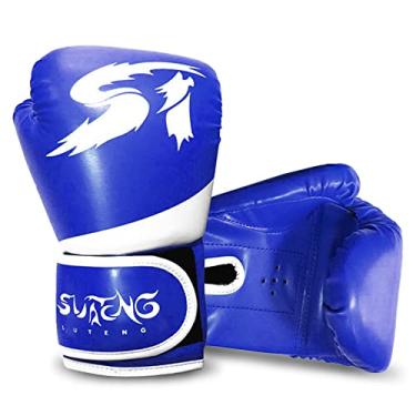 Imagem de Tingpai Luvas de boxe inf l Luvas de treino de boxe inf l Ki Boxing Juvenil Muay ai Luvas de saco de boxe Equipamento de prática de boxe pa saco de soco Saco de boxe almofadas de 3 a 10 anos de
