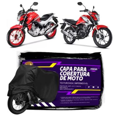 Imagem de Capa de Cobrir Moto Etacart Forrada Impermeável Térmica Protege Contra Sol Chuva Riscos