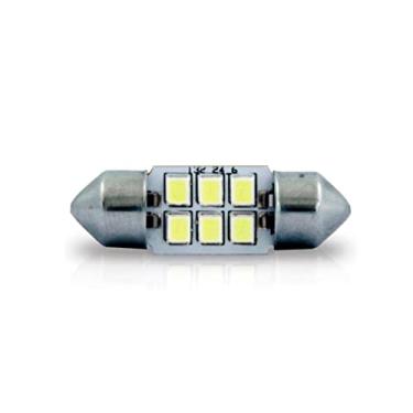 Imagem de Lampada Torpedo 32Mm 24V Led Branco caixa 10 Pcs uso geral Ideal Teto Iluminacao Cabine Luz Placa