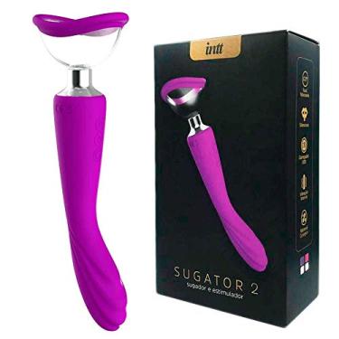Imagem de Bomba Vaginal - Vibrador E Sugador De Clitóris E Mamilos - ROXO - SUGADOR 2 INTT