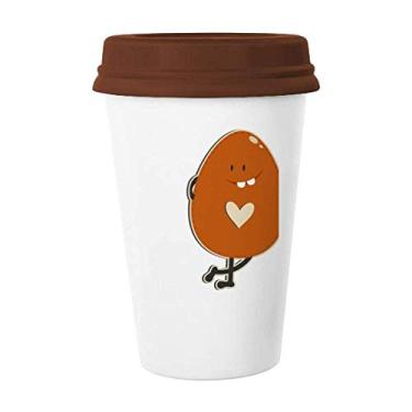 Imagem de Caneca de ovo marrom Festival da Religião da Páscoa Caneca de café Copo de cerâmica