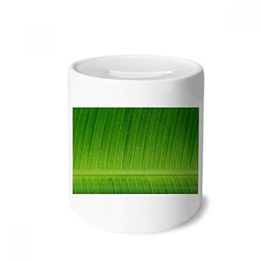 Imagem de DIYthinker Foto de banana com imagem de folha de banana, caixa de dinheiro, caixa de cerâmica para presente de cofrinho