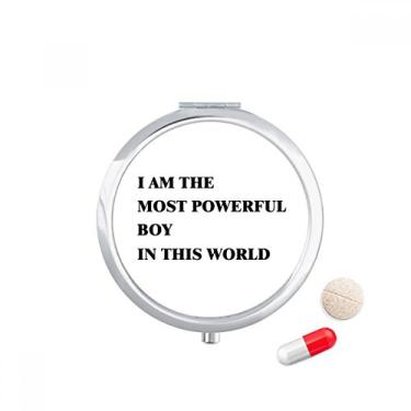 Imagem de Porta-comprimidos I Am The Powerful Boy Caixa de armazenamento de remédios