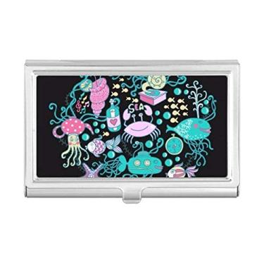 Imagem de Porta-cartões de visita com órgão marítimo de música polvo