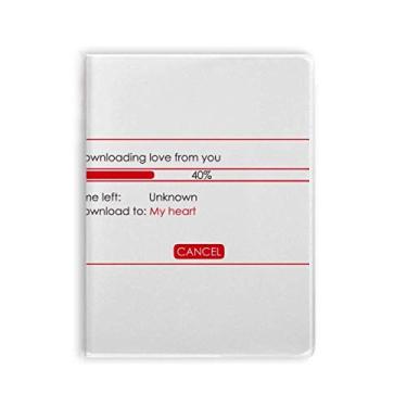 Imagem de Diário de capa macia para agenda download do seu amor