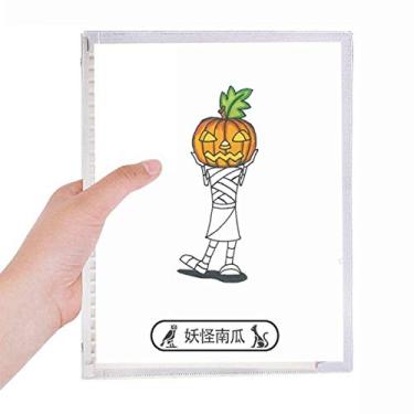Imagem de Caderno de Halloween Monster Pumpkin Horus Folhas Soltas Diário Recarregável Diário Papelaria
