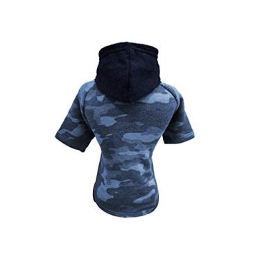 Imagem de Fábrica Pet Blusa Moletom Militar - Azul - 02