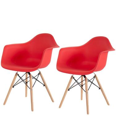Imagem de Kit 2 Poltronas Decorativas Charles Eames Eiffel 132PP