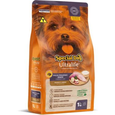 Imagem de MANFRIM Special Dog Ultralife Sênior Raças Pequenas Sabor Frango E Arroz 1Kg