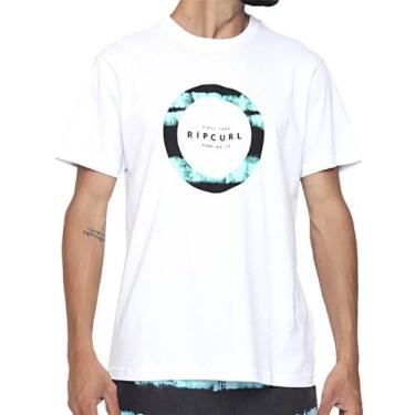Imagem de Camiseta Rip Curl Circle 10M Filter Tee Masculina Branco