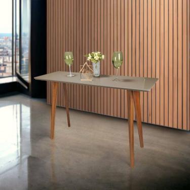 Imagem de Aparador com Vidro 120x40cm Slim  Cinza