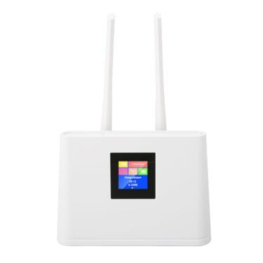 Imagem de Roteador Sem Fio 4G LTE Slot para Cartão SIM 300Mbps Roteador de Ponto de Acesso WiFi Móvel Sem Fio de Alto Ganho para Casa (Plugue UE)
