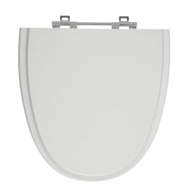 Imagem de Tampa de Vaso Avant Cinza Prata para Marca Celite em Madeira Laqueada