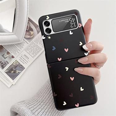 Imagem de Para Samsung Galaxy Z Flip3 Flip4 5 Capa preta rígida para Samsung ZFlip5 Galaxy ZFlip3 para sansung z flip 3 4 5 zflip 3 Capa Fundas, Khey, dcaixin, ForGalaxyZFlip4 (5G)