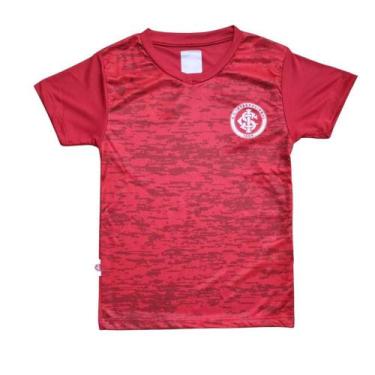 Imagem de Camiseta Internacional Infantil Rajada Vermelha Oficial - Revedor