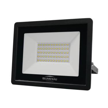 Imagem de Refletor Blumenau de Led Slim 50W Verde Preto Bivolt