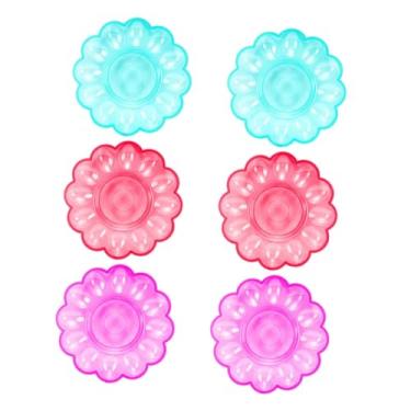 Imagem de Generic 6 Peças Bandeja De Armazenamento De Ovos Caixas De Ovos Pratos De Ovos Apimentados Bandeja De Servir Ovos Apimentados Bandeja Organizadora De Geladeira Caixas De Mesa Decoração