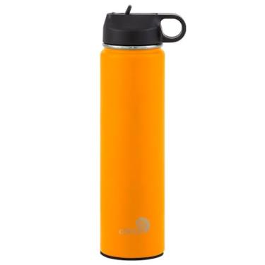 Imagem de Garrafa Térmica de Inox 750ml Big College Cor:Laranja