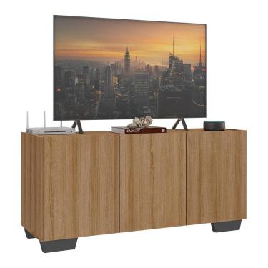 Imagem de Rack para TV até 32 Polegadas com 3 Portas Multimóveis MP1068