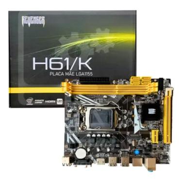 Imagem de REVENGER - Placa Mãe H61, MICRO ATX, DDR3, INTEL CHIPSET i7/i5/iI3, LGA 1155, USB 2.0-8 portas