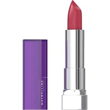 Imagem de Maybelline Cor Sensational Batom, Maquiagem Lip, creme Finish, Hidratante Batom, Nude, Rosa, Vermelho, Plum Lip Color, Plum Perfeito, 0,15 onças (Embalagens podem variar)