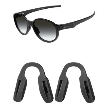 Imagem de Mryok 2 pares de almofadas de nariz de substituição para óculos de sol Oakley Portal X – preto e preto