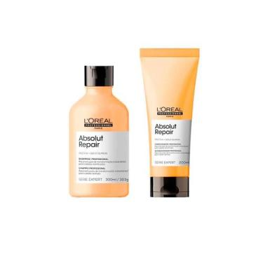 Imagem de Kit L'oréal - Shampoo Absolut Repair 300ml + Condicionador Absolut Rep