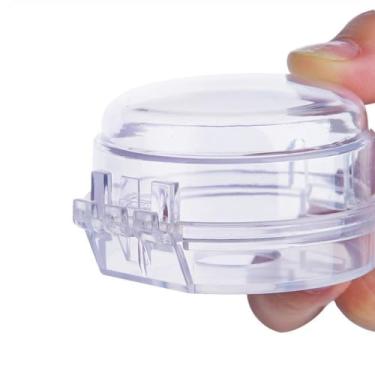 Imagem de Capas de botão de fogão para segurança infantil, capas de segurança de botão de fogão, tampa de botão de fogão a gás antiderrapante e resistente à poeira, interruptor de forno à