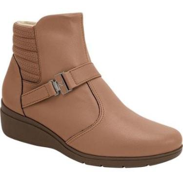 Imagem de Bota Piccadilly Feminina Salto Anabela Napa Soft 117107-Feminino